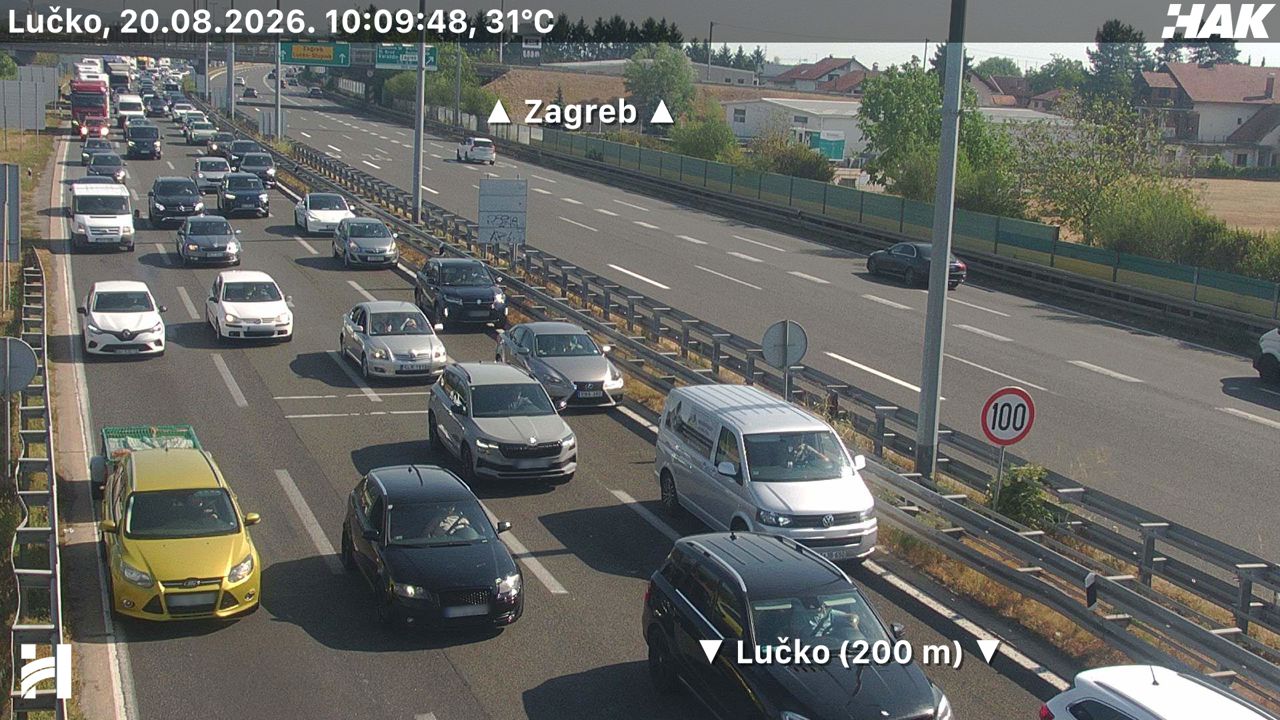 Pojačan promet na autocestama, nesreća usporava vožnju na zagrebačkoj obilaznici