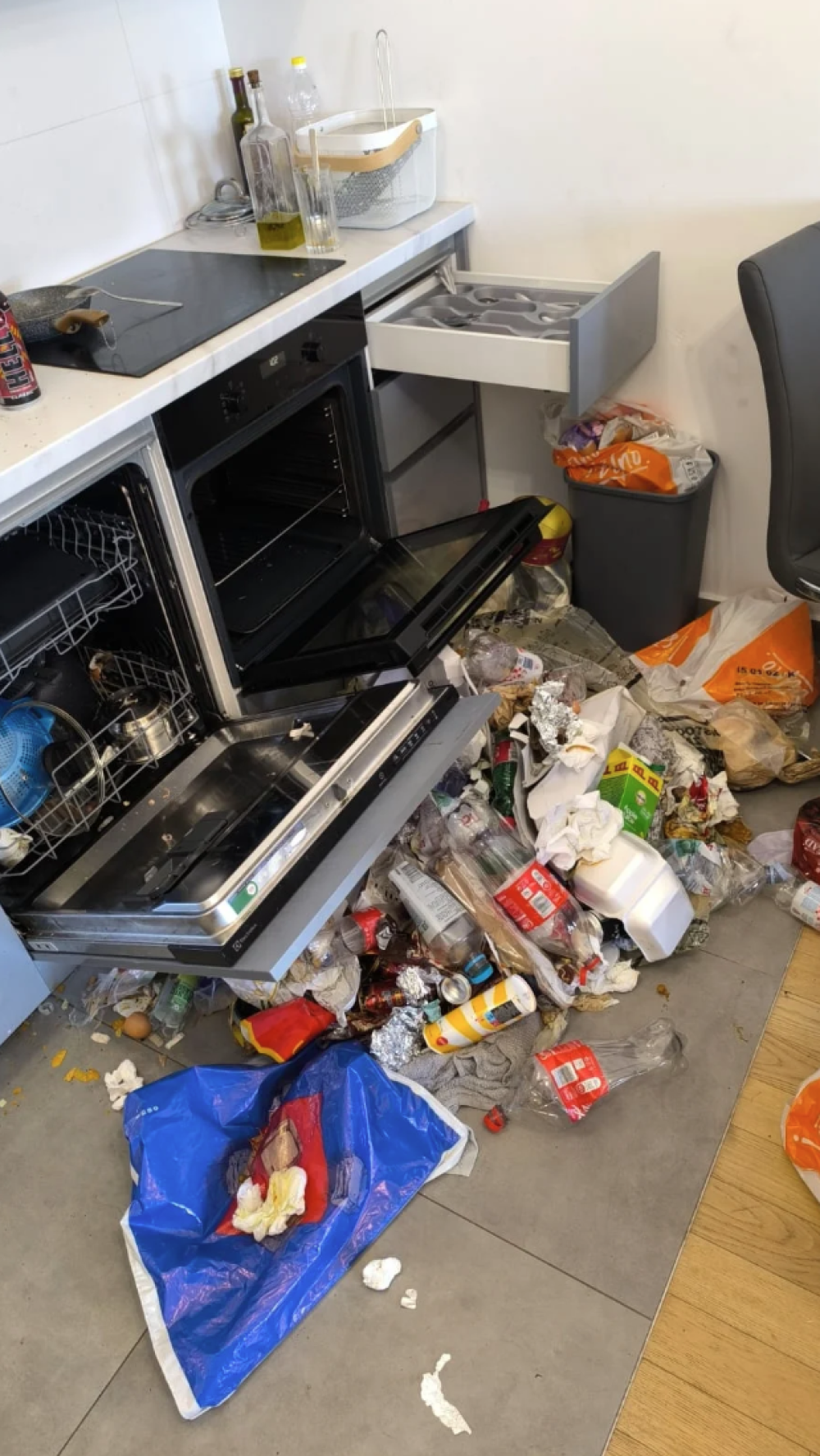 NEVJEROJATAN KAOS - Ovako su gosti iz Luksemburga ostavili apartman u Zadru: Vlasnik zvao policiju