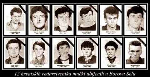 12 hrvatskih redarstvenika mučki ubijenih u Borovom Selu