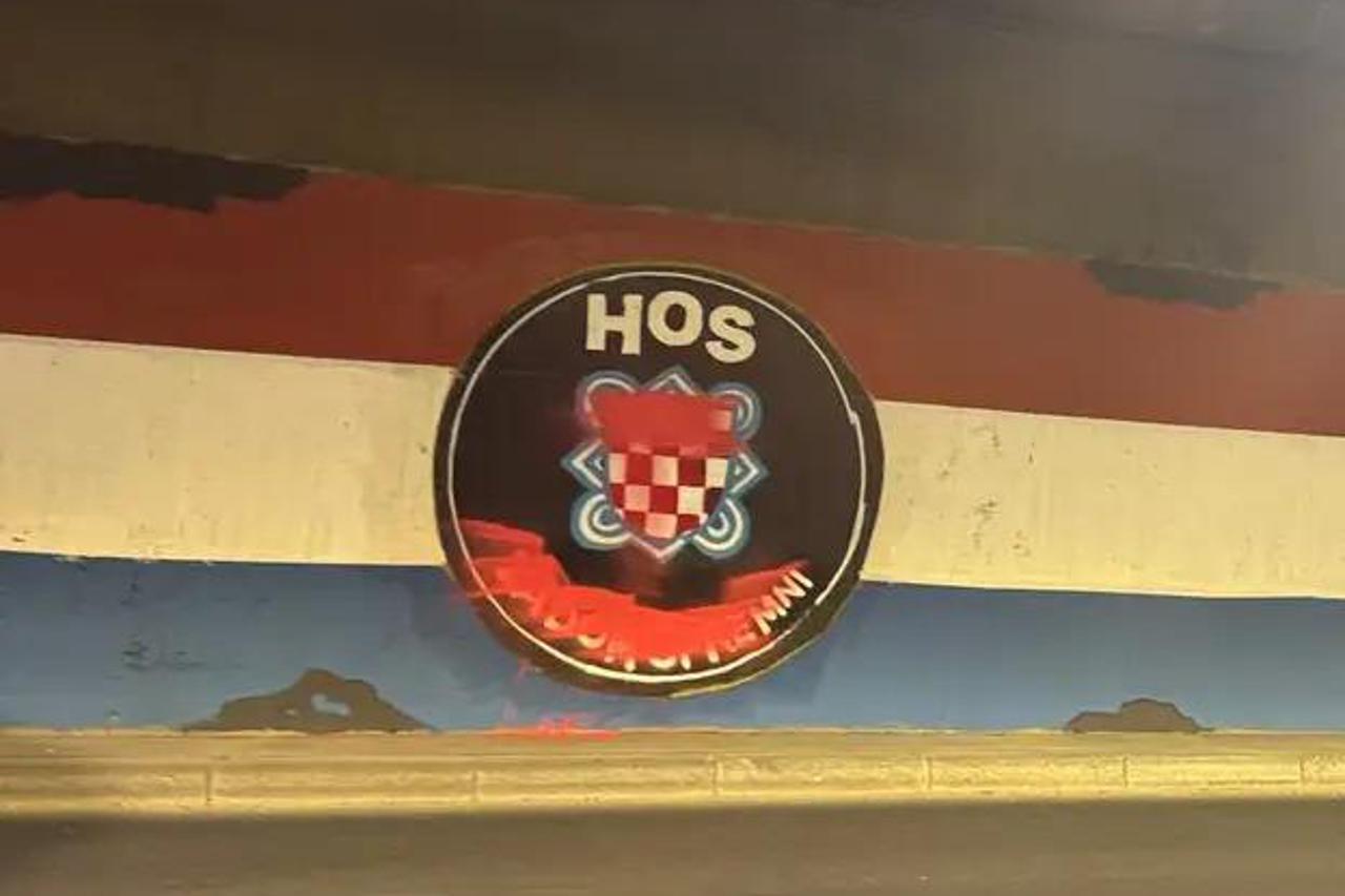 HOS-ov mural posvađao Zagrepčane: 'A zašto moramo imati ratne simbole po gradu?'