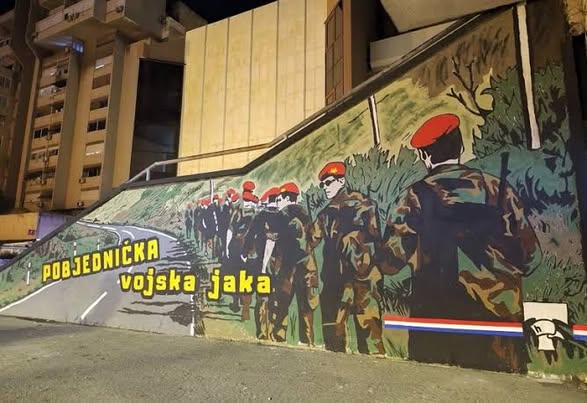 POBJEDNIČKA VOJSKA JAKA! Mural posvećen 4. gardijskoj brigadi "