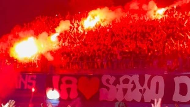GOBAC RADIO ŠOU VIDEO Spektakl za 40. godina Boysa na Maksimiru! Poslušajte kako se ori Dinamova himna...