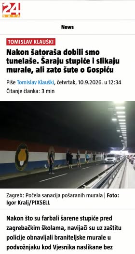 KLAUŠKI, NISMO ŠATORAŠI NI TUNELAŠI – MI SMO LJUDI KOJI VAM OBRANISMO DRŽAVU U KOJOJ NAS DANAS ISMIJAVATE!