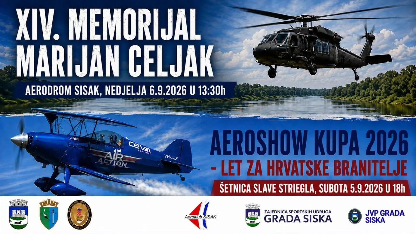 Branitelji danas u središtu Siska – sportski susreti, let iznad Kupe i dokumentarni filmovi