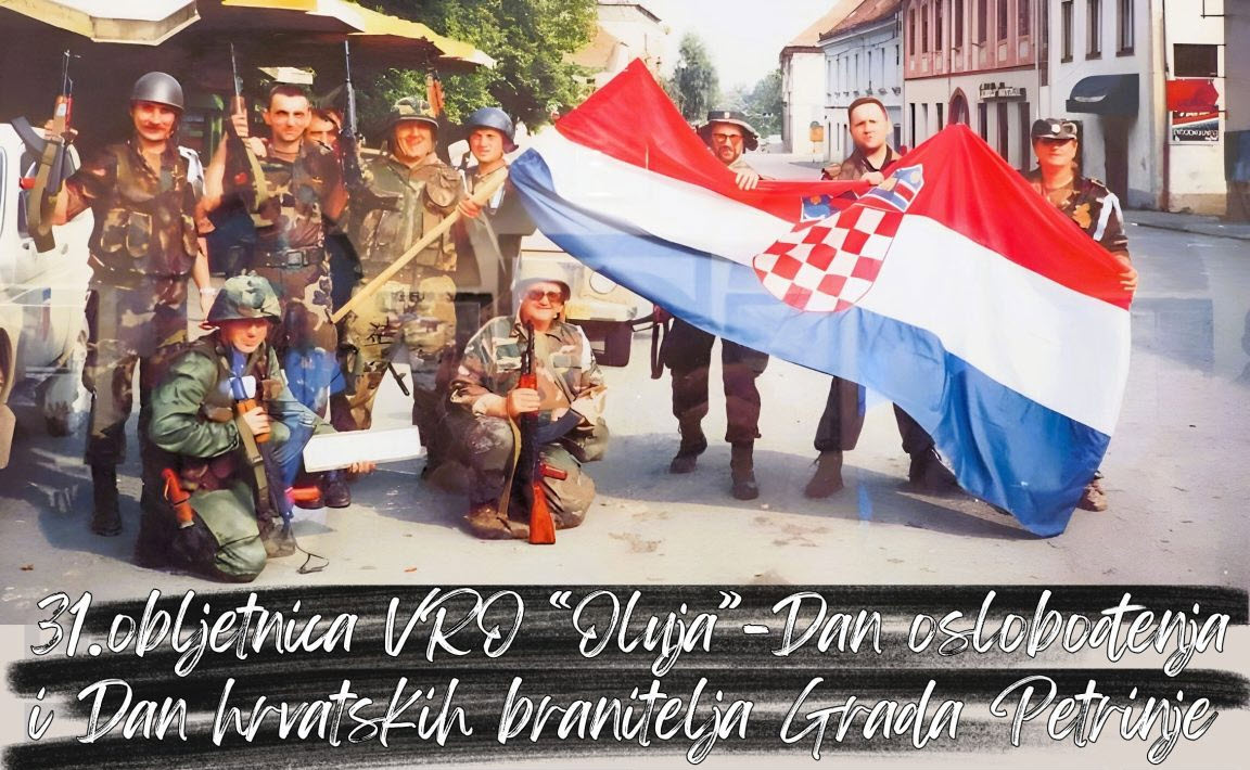 Petrinja obilježava 31. obljetnicu Oluje, Dan oslobođenja i Dan hrvatskih branitelja