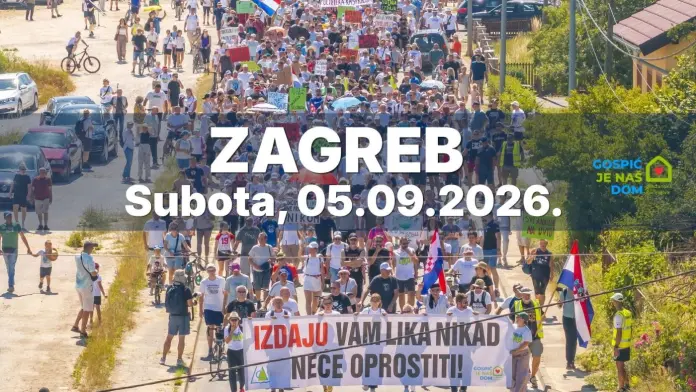 Inicijativa “Gospić je naš dom” najavila prosvjed u Zagrebu 5. rujna