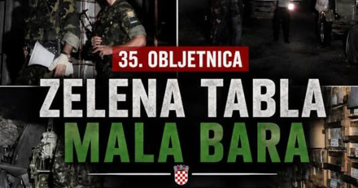 Četiri dana sjećanja i ponosa: Ploče obilježavaju 35. obljetnicu „Zelene table – Male bare“